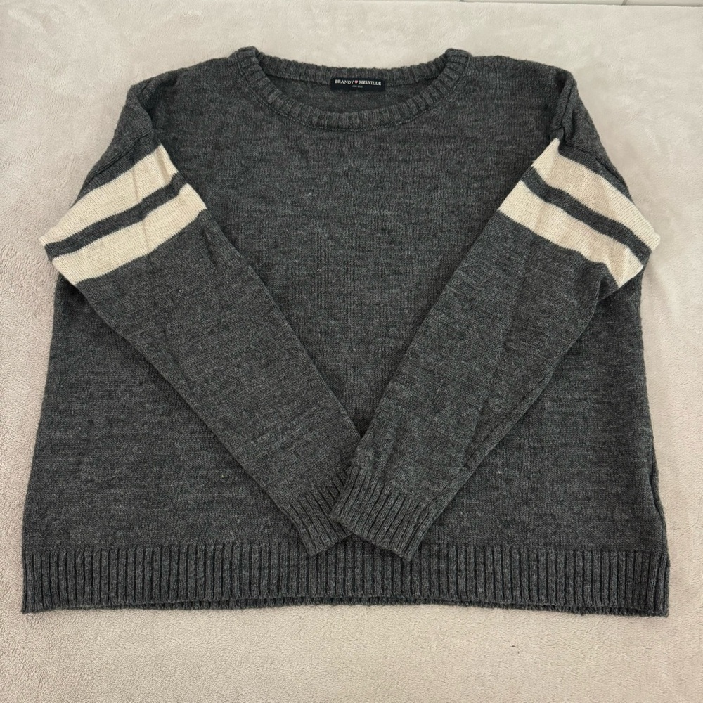 Brandy Melville dark gray sweater woman